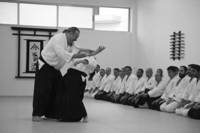 Shihan Urban Aldenklint in November 2014 Aikido Camp Athens